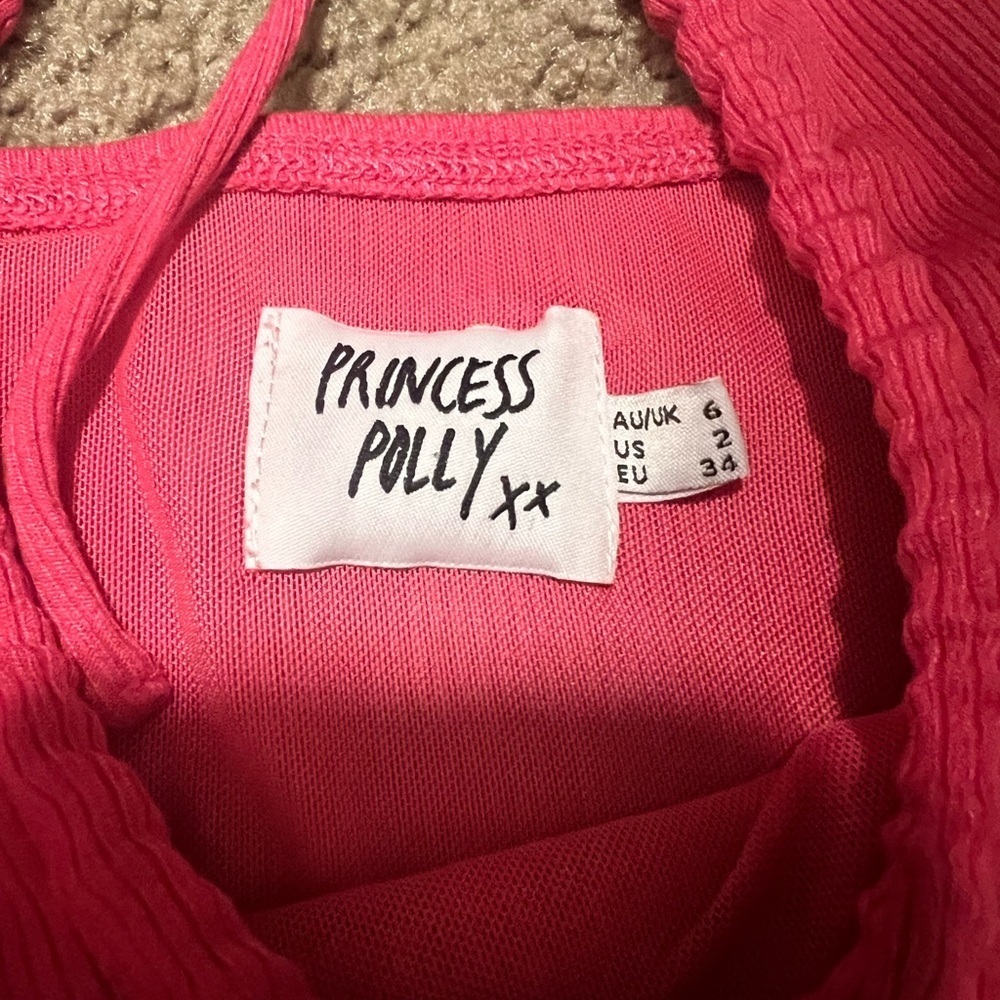 Princess Polly Fuchsia Cross Mini Dress - Picture 2 of 6